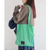 グリーン | akha.ストライプメッシュトートバッグ | CRAFT STANDARD BOUTIQUE
