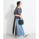 デニム切替異素材スカート | CRAFT STANDARD BOUTIQUE | 詳細画像9 