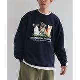 ネイビー | アニマルスウェットB | CRAFT STANDARD BOUTIQUE