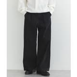 ブラック | デニムワイドパンツ | CRAFT STANDARD BOUTIQUE