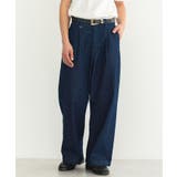 インディゴ | デニムワイドパンツ | CRAFT STANDARD BOUTIQUE