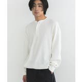 ホワイト | 抗菌防臭 ヘンリーネックサーマルロンT | CRAFT STANDARD BOUTIQUE