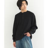 ブラック | 抗菌防臭 ヘンリーネックサーマルロンT | CRAFT STANDARD BOUTIQUE