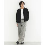 ハイブリーチケミカル加工デニムワイドパンツ | CRAFT STANDARD BOUTIQUE | 詳細画像5 