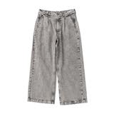 ハイブリーチケミカル加工デニムワイドパンツ | CRAFT STANDARD BOUTIQUE | 詳細画像23 