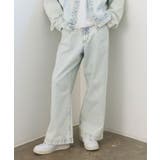 ハイブリーチケミカル加工デニムワイドパンツ | CRAFT STANDARD BOUTIQUE | 詳細画像8 