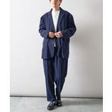 ネイビー | サッカーイージーセットアップ/上下セット | CRAFT STANDARD BOUTIQUE