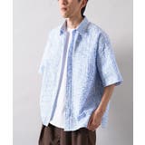 ブルー | アソートミニチェックボクシー半袖シャツ | CRAFT STANDARD BOUTIQUE