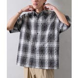 チェックブラック | アソートミニチェックボクシー半袖シャツ | CRAFT STANDARD BOUTIQUE