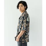 レーヨン総柄プリント半袖オープンカラーシャツ | CRAFT STANDARD BOUTIQUE | 詳細画像9 