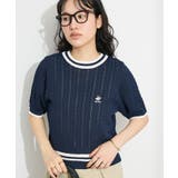 ネイビー | 別注/BHPC 刺繍ケーブル編みニット | CRAFT STANDARD BOUTIQUE