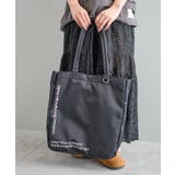 ブラック | 撥水ロゴプリントトート | CRAFT STANDARD BOUTIQUE