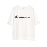 White | Champion×earthビッグTシャツ | earth music&ecology 