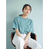 ミント | Champion×earth ワンポイントTシャツ | earth music&ecology