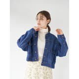 COTTON USAデニム(ノーカラーBIG Gジャン) | earth music&ecology | 詳細画像2