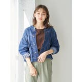 COTTON USAデニム(ノーカラーBIG Gジャン) | earth music&ecology | 詳細画像18