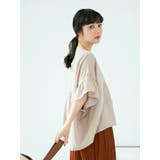 ボリュームギャザーイレヘムブラウス | earth music&ecology | 詳細画像3