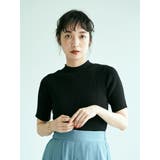 オーガニックコットン半袖スタイルアップニット | earth music&ecology | 詳細画像12
