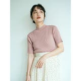 オーガニックコットン半袖スタイルアップニット | earth music&ecology | 詳細画像16