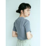 オーガニックコットン半袖スタイルアップニット | earth music&ecology | 詳細画像29