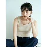 オーガニックコットンスクエアニットタンク | earth music&ecology | 詳細画像12