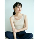オーガニックコットンスクエアニットタンク | earth music&ecology | 詳細画像13