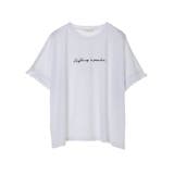 SLP 袖フリンジ刺繍Tシャツ | earth music&ecology | 詳細画像6