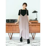 SET2点サテンキャミワンピース+半袖プルオーバー | earth music&ecology | 詳細画像6