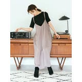 SET2点サテンキャミワンピース+半袖プルオーバー | earth music&ecology | 詳細画像9