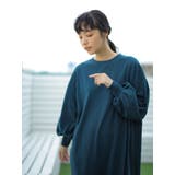 オーガニックコットンすきな丈ふわ袖BIGT(ワンピース) | earth music&ecology | 詳細画像28