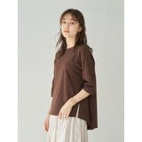 夏から秋へスイッチTシャツ(サイドスリット) | earth music&ecology | 詳細画像9