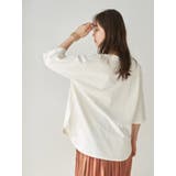 夏から秋へスイッチTシャツ(ラウンドヘム) | earth music&ecology | 詳細画像3