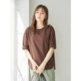 夏から秋へスイッチTシャツ(ラウンドヘム) | earth music&ecology | 詳細画像8