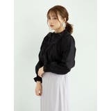 フロントレースブラウス | earth music&ecology | 詳細画像1