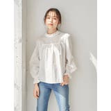 フロントレースブラウス | earth music&ecology | 詳細画像2