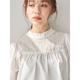 フロントレースブラウス | earth music&ecology | 詳細画像5