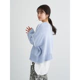 【WEB限定】ハンドステッチ風ニットカーディガン | earth music&ecology | 詳細画像2