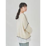 【WEB限定】ハンドステッチ風ニットカーディガン | earth music&ecology | 詳細画像24