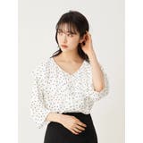 【WEB限定】ラッフル衿ブラウス | earth music&ecology | 詳細画像7