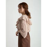 【WEB限定】ラッフル衿ブラウス | earth music&ecology | 詳細画像32