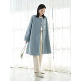 ノーカラーAラインコート | earth music&ecology | 詳細画像6