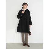 ノーカラーAラインコート | earth music&ecology | 詳細画像16