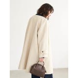 ノーカラーAラインコート | earth music&ecology | 詳細画像21