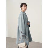 ノーカラーAラインコート | earth music&ecology | 詳細画像26