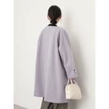 ノーカラーAラインコート | earth music&ecology | 詳細画像32