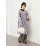 ノーカラーAラインコート | earth music&ecology | 詳細画像33