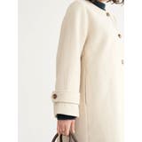 ノーカラーAラインコート | earth music&ecology | 詳細画像39