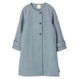 ノーカラーAラインコート | earth music&ecology | 詳細画像52