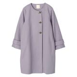 ノーカラーAラインコート | earth music&ecology | 詳細画像53