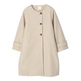 ノーカラーAラインコート | earth music&ecology | 詳細画像54